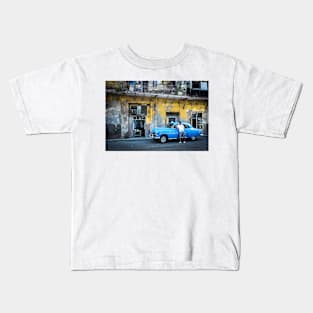 American car from the 50's in Havana, Cuba Kids T-Shirt